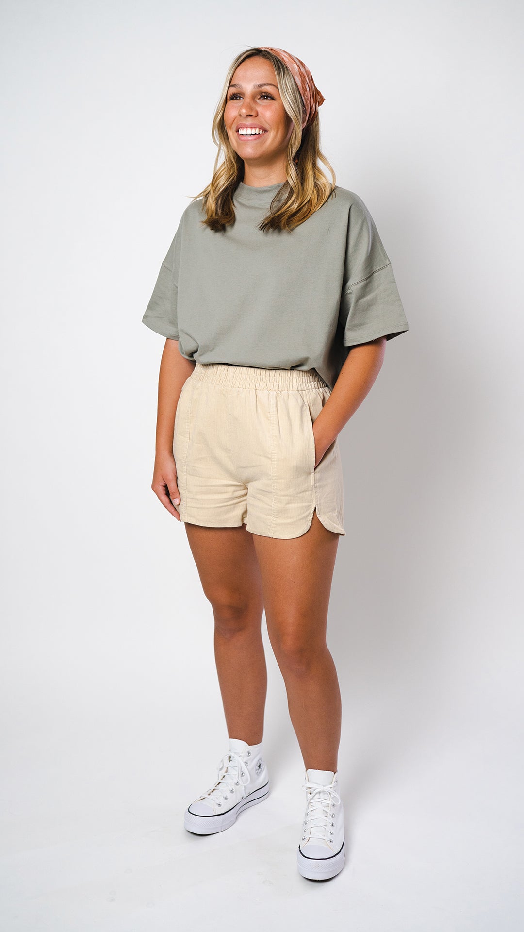 Casual Corduroy Shorts