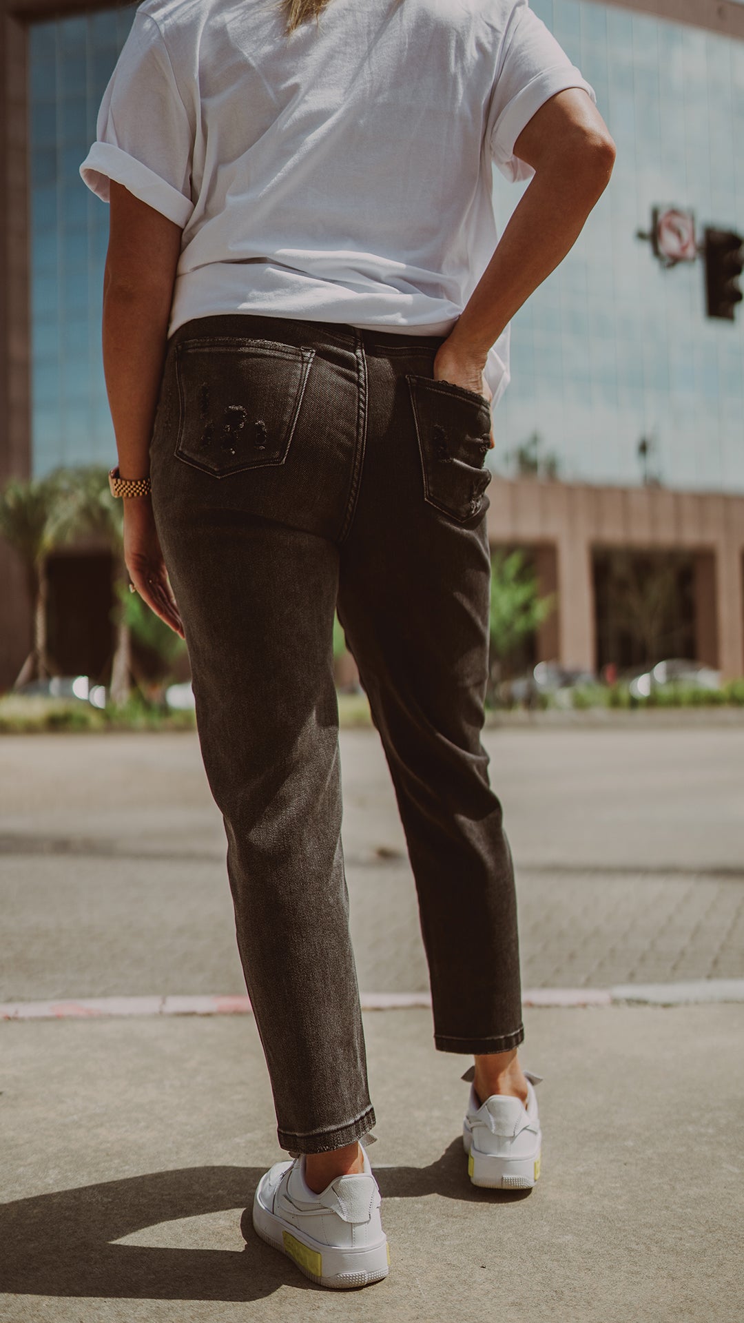 Two Toned Black Denim