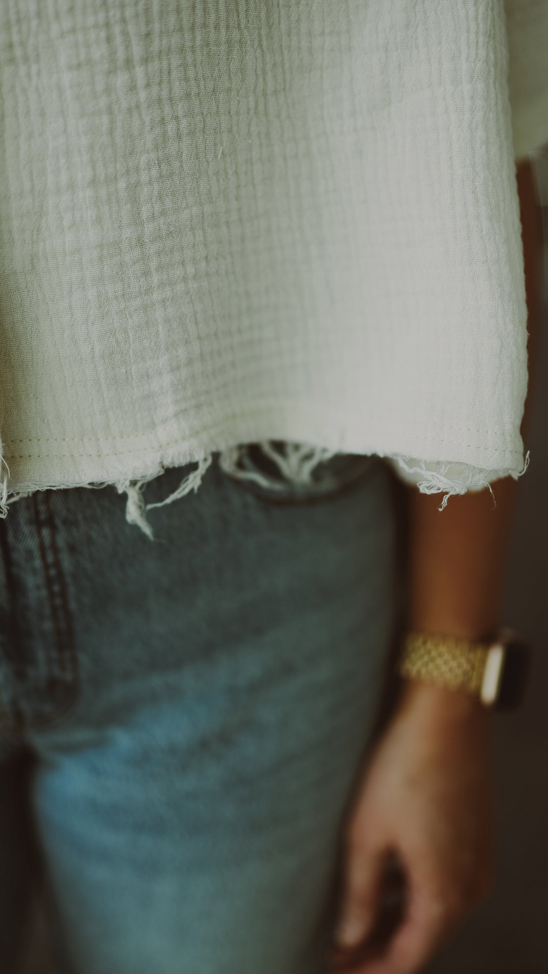 Spring Forward Cropped Shirt