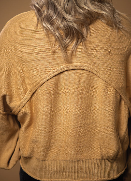 Camel Slouchy Sweater