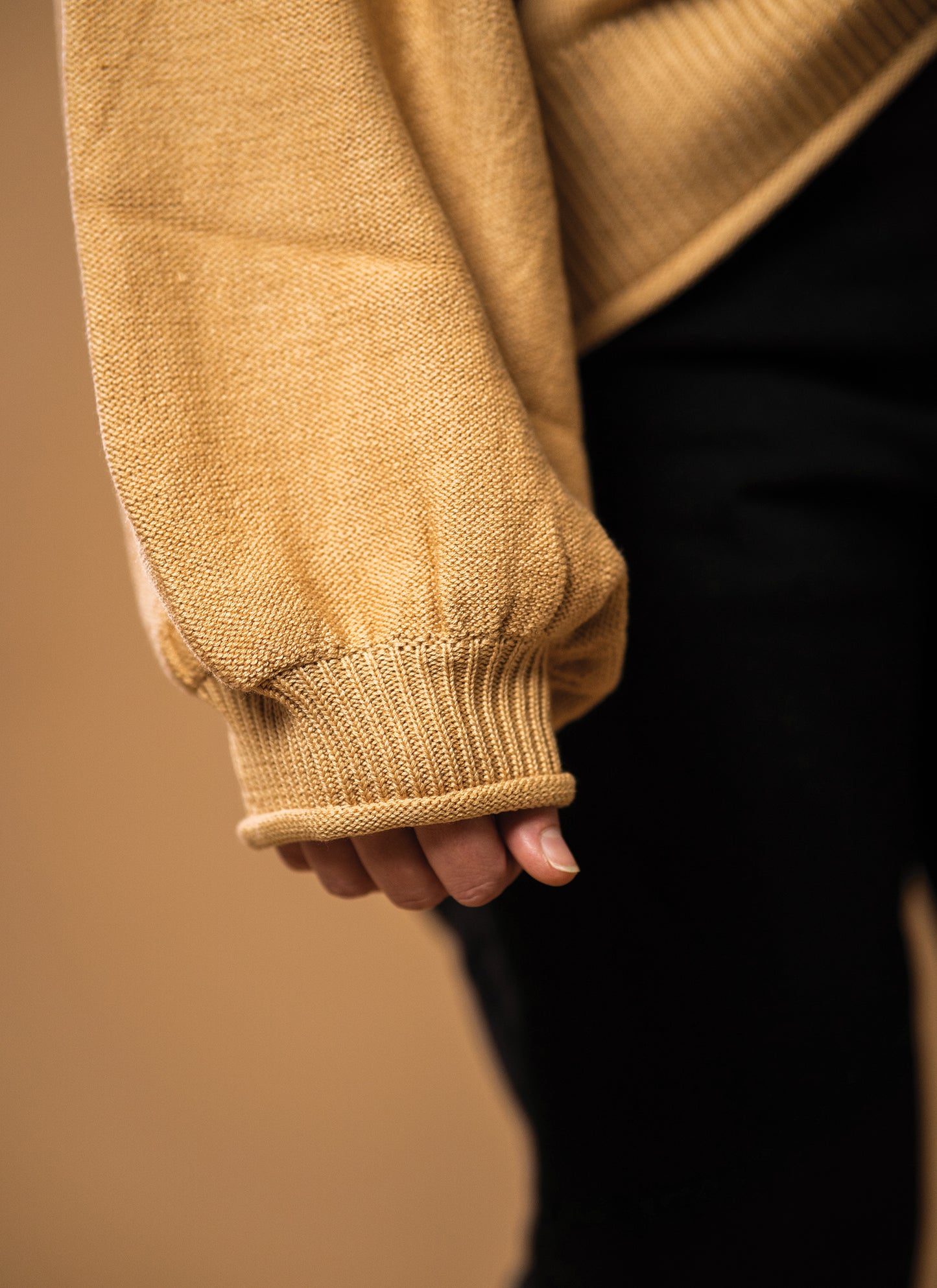 Camel Slouchy Sweater